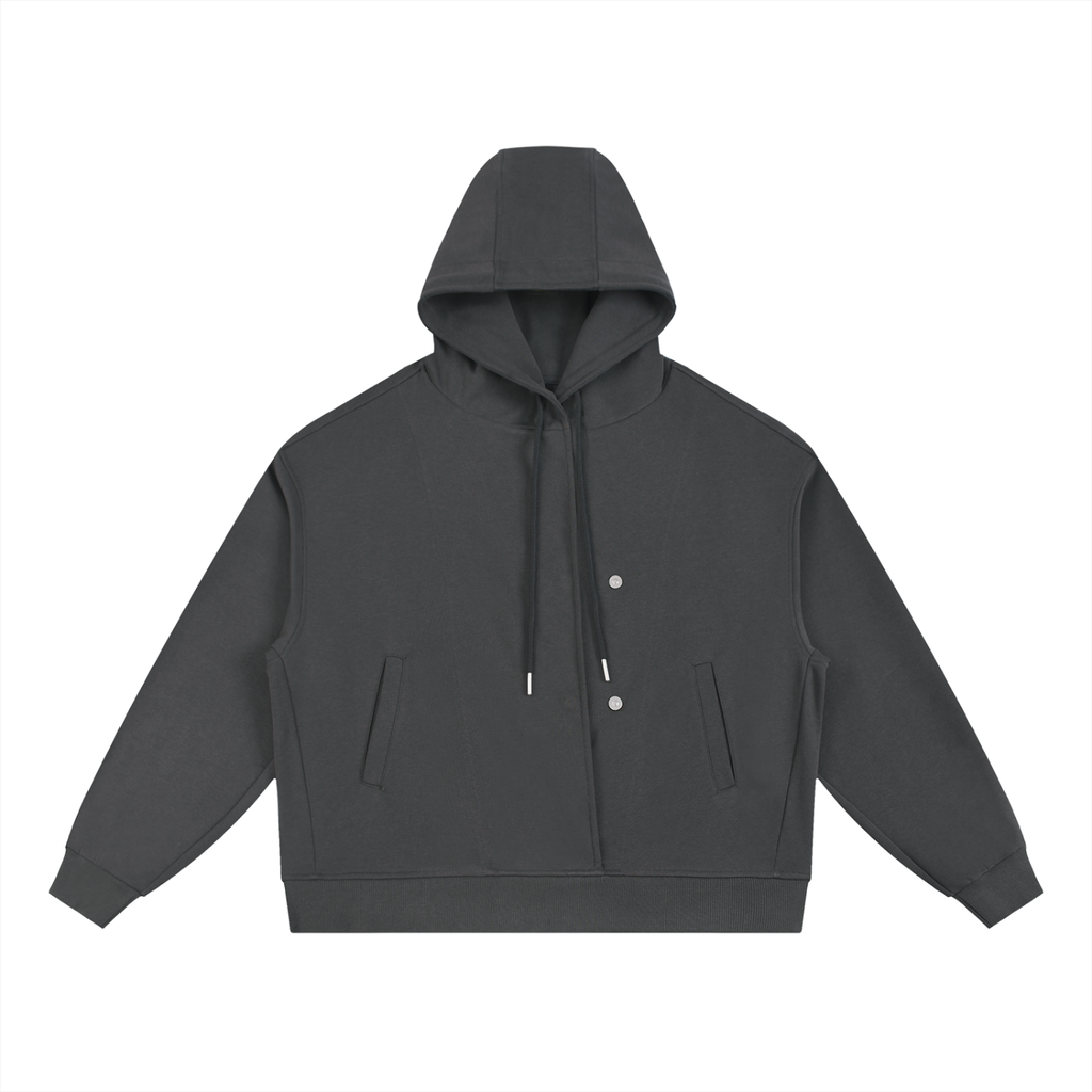 SKELETON BUTTON HOODIE