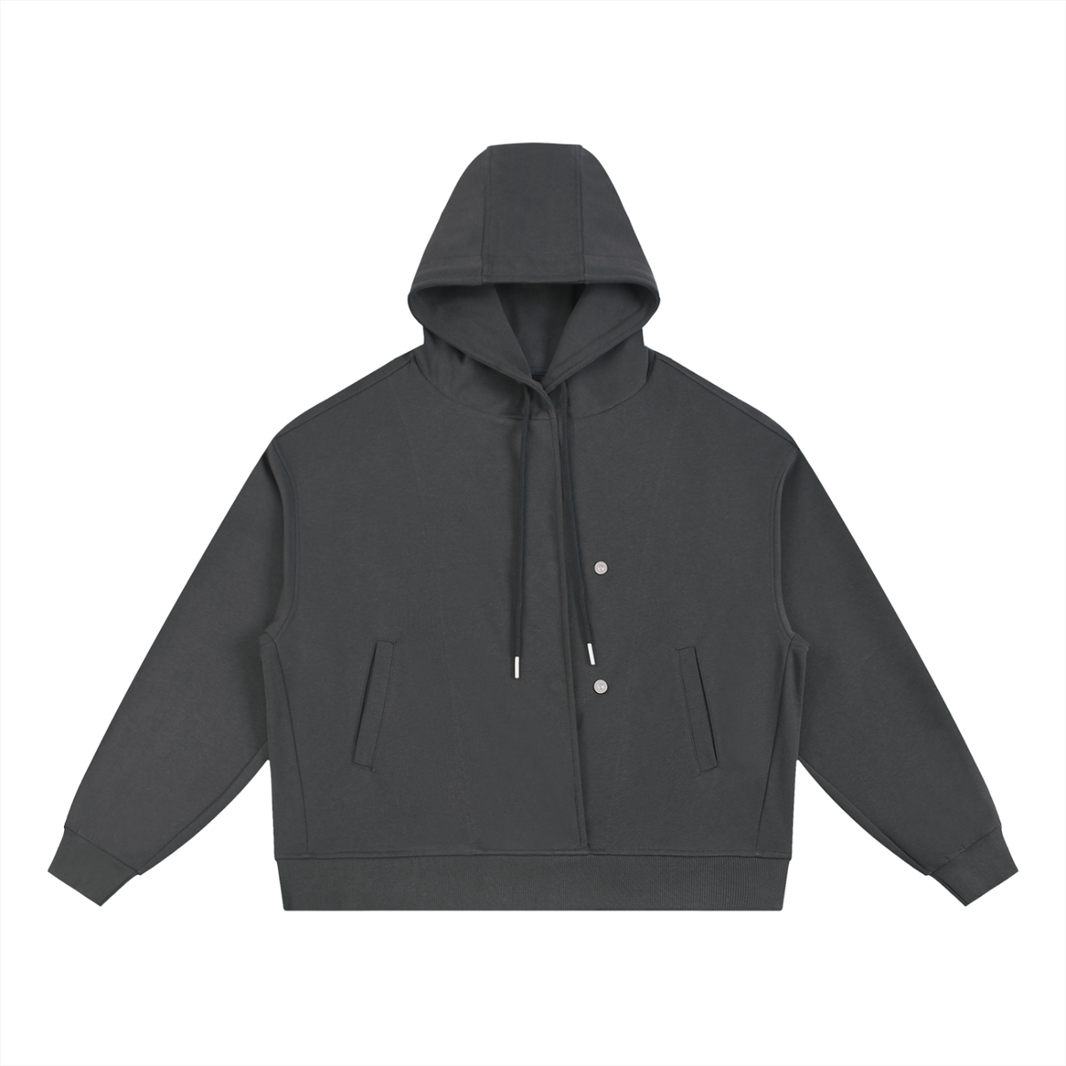 SKELETON BUTTON HOODIE