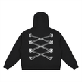 SKELETON BUTTON HOODIE