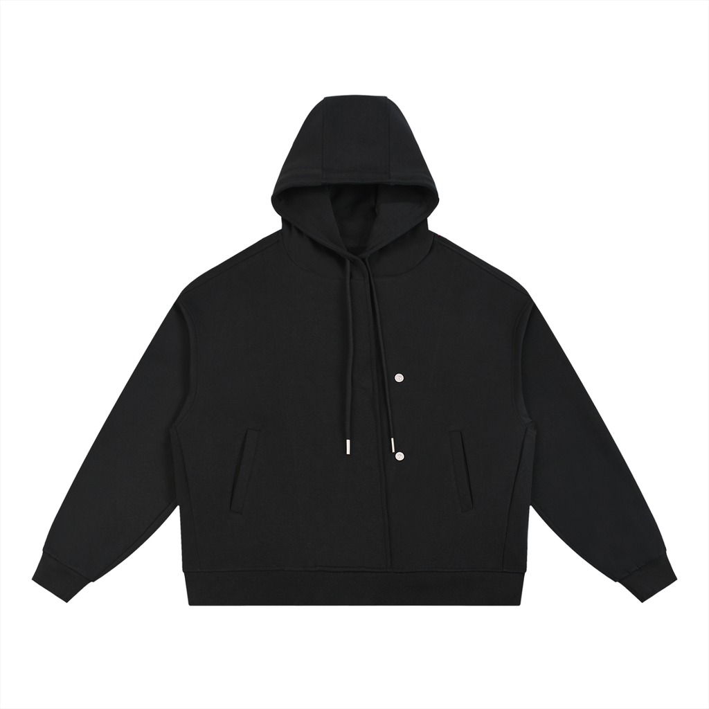SKELETON BUTTON HOODIE