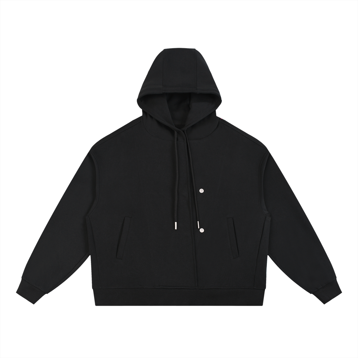 SKELETON BUTTON HOODIE